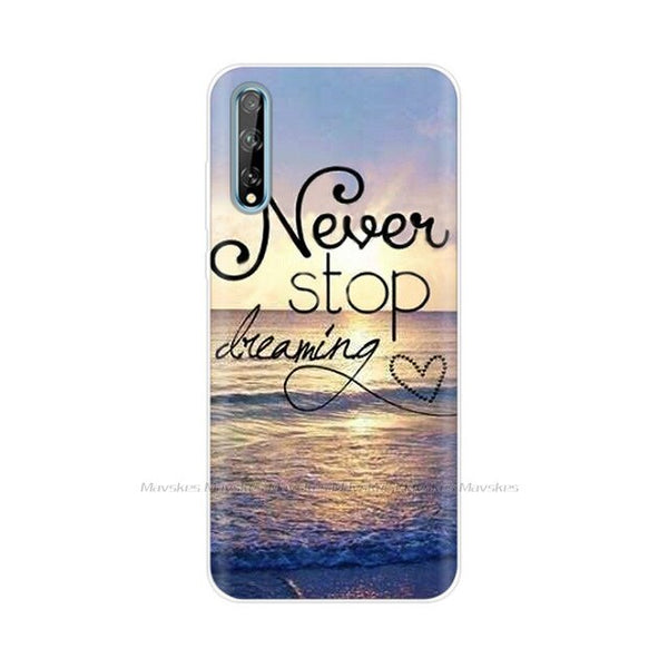 For Huawei Y8P Case 2020 Silicone Soft TPU Painted Back Cover Phone Case for Huawei Y8P AQM-LX1 Case 6.3" Bumper Fundas Coque