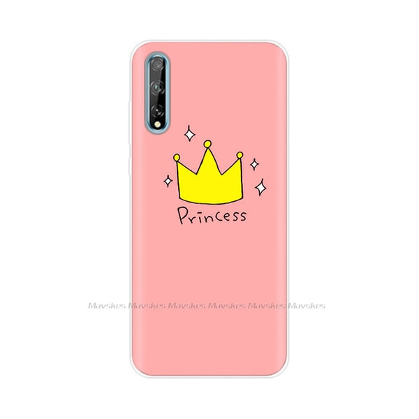 For Huawei Y8P Case 2020 Silicone Soft TPU Painted Back Cover Phone Case for Huawei Y8P AQM-LX1 Case 6.3" Bumper Fundas Coque