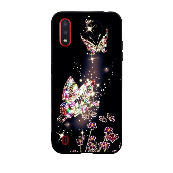 Case For Samsung A01 Case Cover Soft Silicone Coque Bumper On For Samsung Galaxy A01 GalaxyA01 A 01 SM-A015F A015 A015F Copa