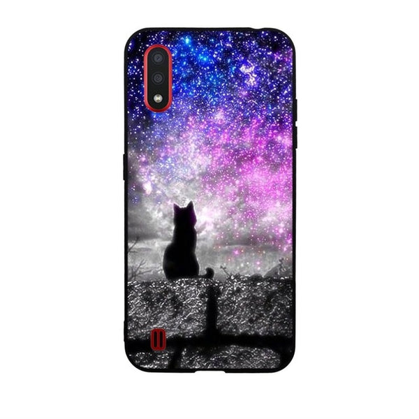 Case For Samsung A01 Case Cover Soft Silicone Coque Bumper On For Samsung Galaxy A01 GalaxyA01 A 01 SM-A015F A015 A015F Copa