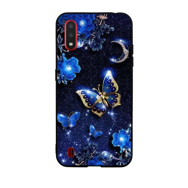 Case For Samsung A01 Case Cover Soft Silicone Coque Bumper On For Samsung Galaxy A01 GalaxyA01 A 01 SM-A015F A015 A015F Copa