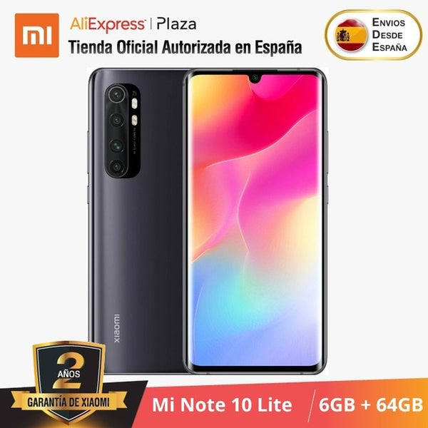 Xiaomi Mi Note 10 Lite (64GB ROM con 6GB RAM Snapdragon™ 730G Nuevo Móvil) [Teléfono Versión Global para España] note10