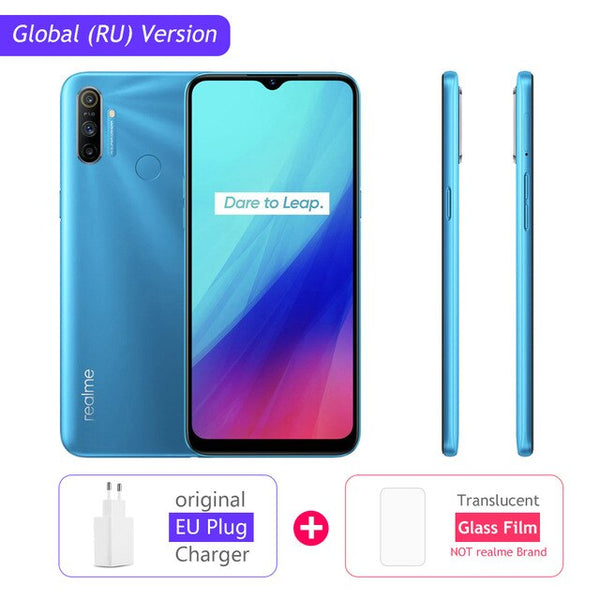 realme C3 Global Version 3GB RAM 32GB/64GB ROM 5000mAh Battery Helio G70 AI Processor 12MP+2MP+2MP AI 3 Rear Cameras Play Store